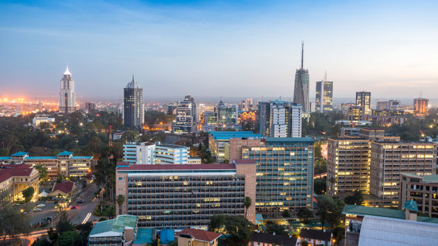 Modern Nairobi cityscape - capital city of Kenya, East Africa (Photo via Jacek_Sopotnicki / iStock / Getty Images Plus)