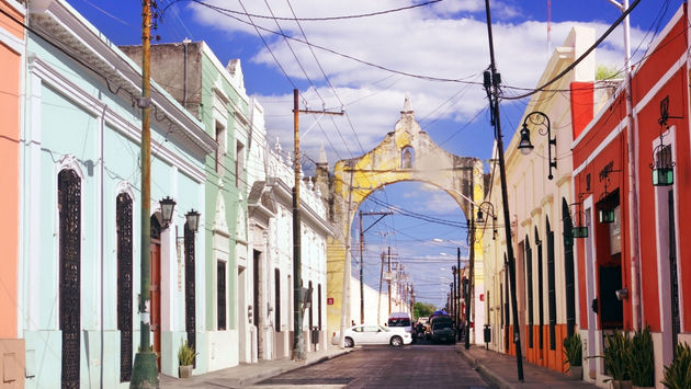 Colorful street in the old part of Merida, Yucatan, Mexico (photo via JoannElle / iStock / Getty Images Plus)