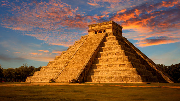 Most famous landmark of Yucatan and iconic symbol of Mexico. Kukulkan is the name of a Maya snake deity that also serves to designate historical persons (photo via JoseIgnacioSoto / iStock / Getty Images Plus)