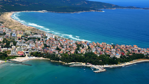 Primorsko Town, Port, Bulgaria Black Sea (photo via cdm-primorsko / iStock / Getty Images Plus)