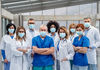 A group of doctors and nurses.