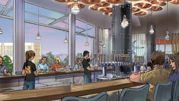 Concept art for Ballast Point at Downtown Disney District