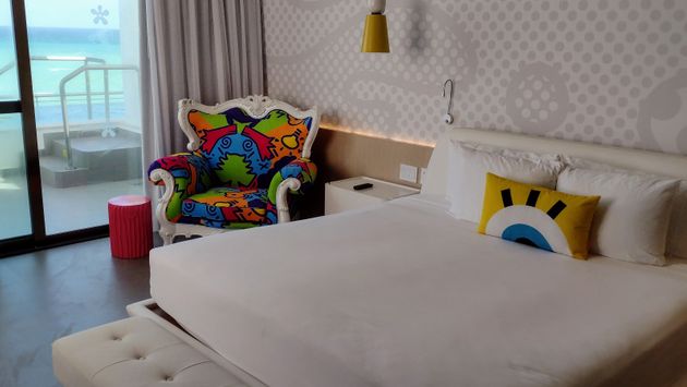 A room at Nickelodeon Hotels & Resorts Riviera