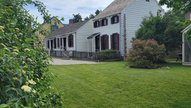 historic homes at the Weeksville Heritage Center, juneteenth
