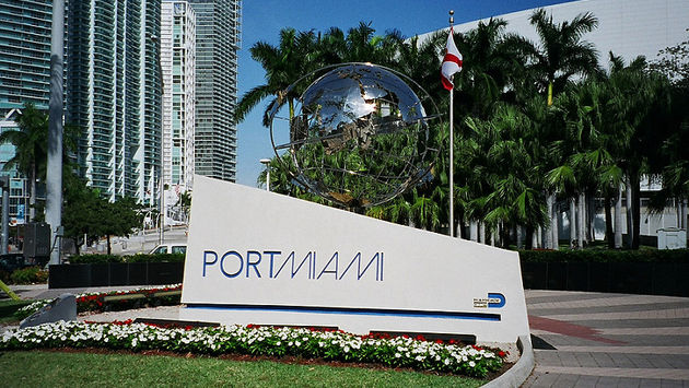 Port of Miami entrance