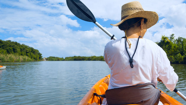 Belize, kayaking, river