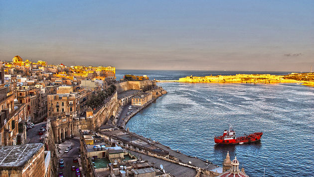 View from Valetta, Malta