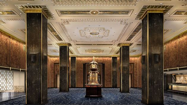 Waldorf Astoria Main Lobby rendering