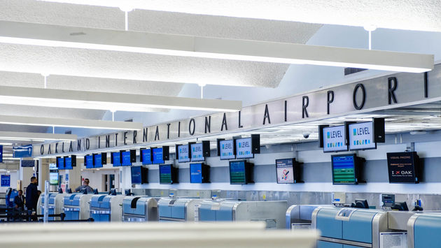 Check-in counters, Oakland International Airport