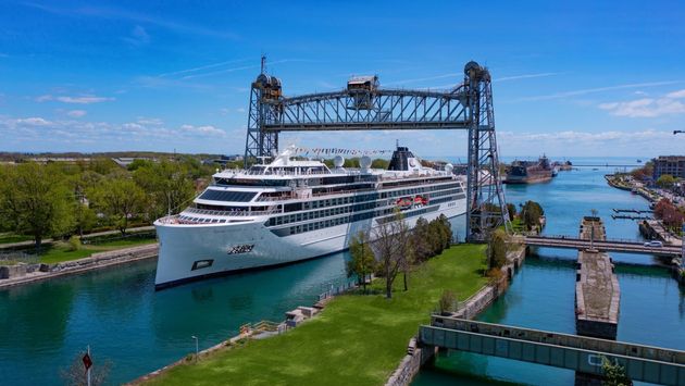 Viking Octanis, Welland Canal, St. Lawrence Seaway, Great Lakes, North America