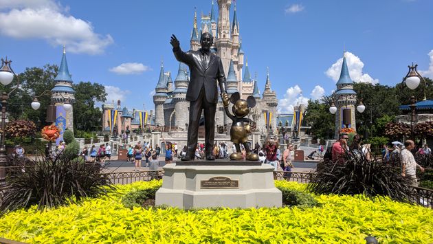 Partners Statues - Walt Disney & Mickey Mouse at Magic Kingdom