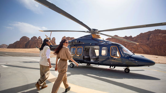 AlUla, Experience AlUla, Saudi Arabia, helicopter