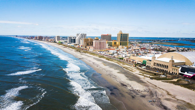 Aerial view of Atlantic City, New Jersey
