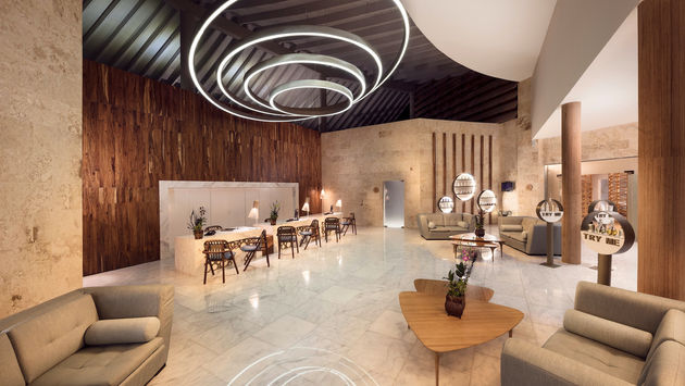Lobby at Grand Palladium Bavaro Suites Resort & Spa in Punta Cana, DR