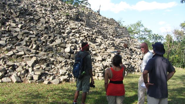 Lubaantun Mayan archaeological site in Belize