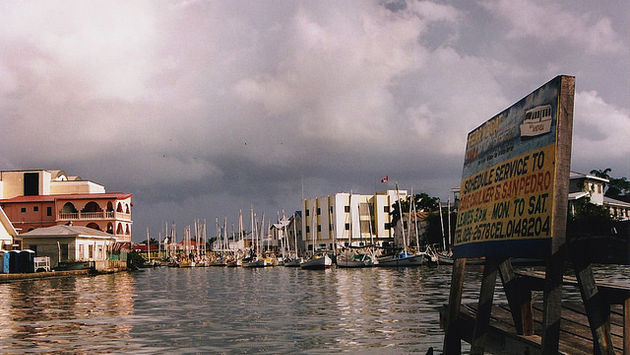 Belize City harbor
