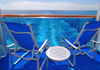 Two Empty Chairs on a Cruise Ship Balcony