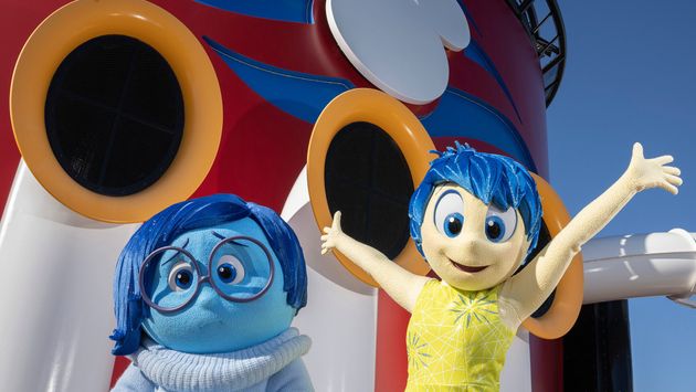 Pixar characters at Disney's Pixar Day at Sea