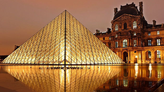 The Pyramid at the Louvre, Paris