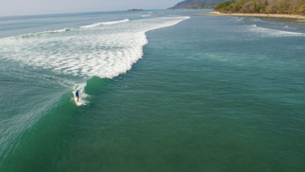 Central America is a region with powerful waves for surfer experts from around the world. (Photo via Colin Field).