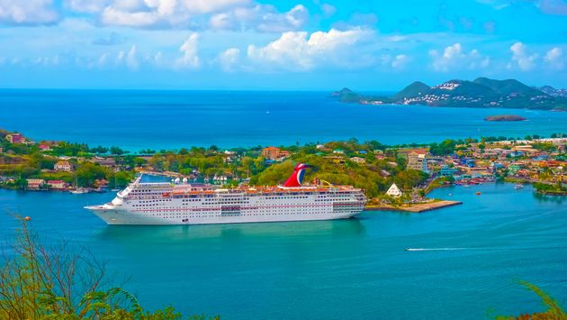 Carnival Cruise Ship Fascination at dock