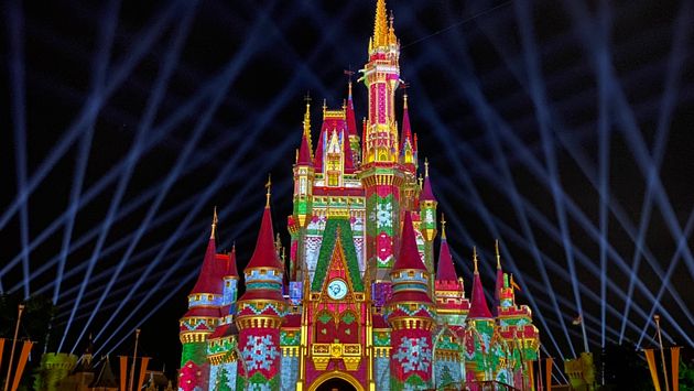 Castle Projections at Magic Kingdom