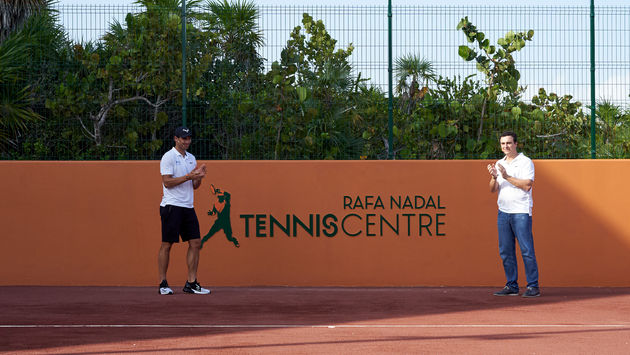 Rafa Nadal visits the Rafa Nadal Tennis Centre in Costa Mujeres, Mexico