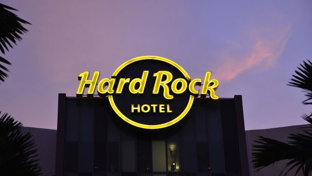 Hard Rock Hotel sign