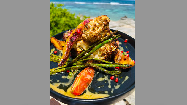 One of Club Med's plant-based dishes