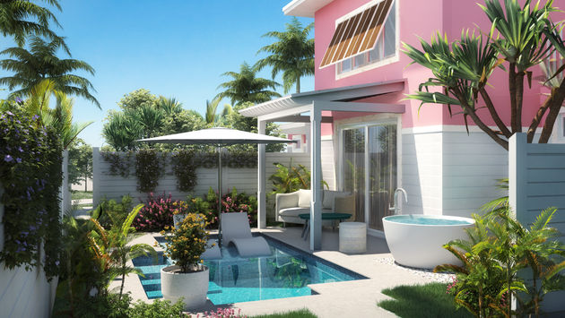 Island Village, Butler, Villa, Suite, pool, Sandals Royal Bahamian, Nassau, Bahamas