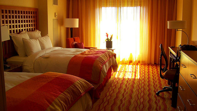 Hotel room at the Renaissance Glendale in Glendale, Arizona