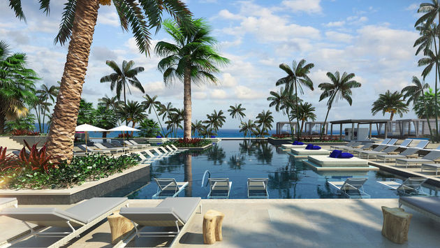 Poolside at UNICO 2087 Hotel Riviera Maya