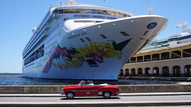 Norwegian Cruise Line ship in Havana