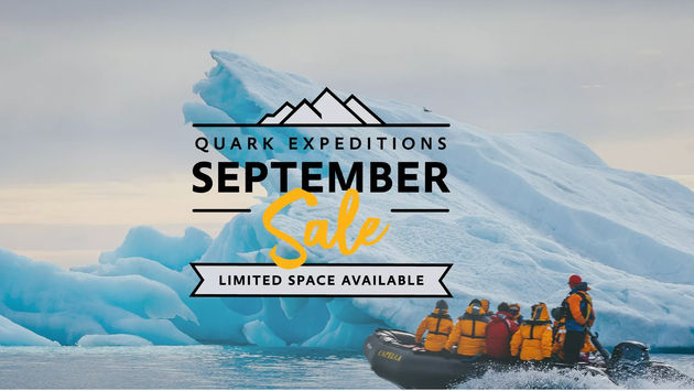 Quark Expeditions September Sale