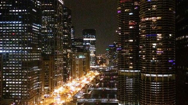 view from a Vista King Suite LondonHouse Chicago
