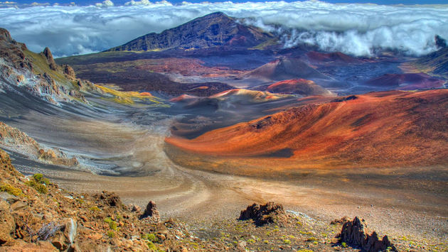 Haleakala krateris, Maui, Havajai, Maui Havajai, Haleakala krateris Maui