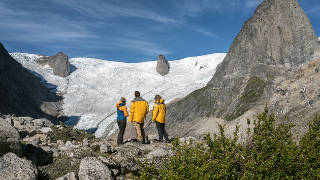 Hiking in Greenland with Quark Expeditions.