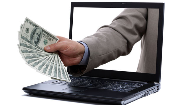 money laptop screen