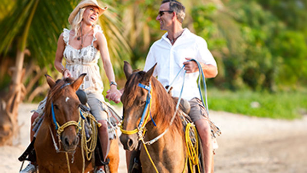 Horseback riding, beach, Jamaica Couples Resorts