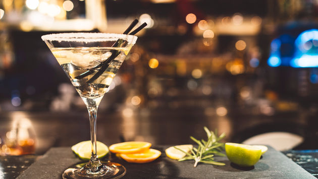 Glass of martini, bar, booze, alcohol