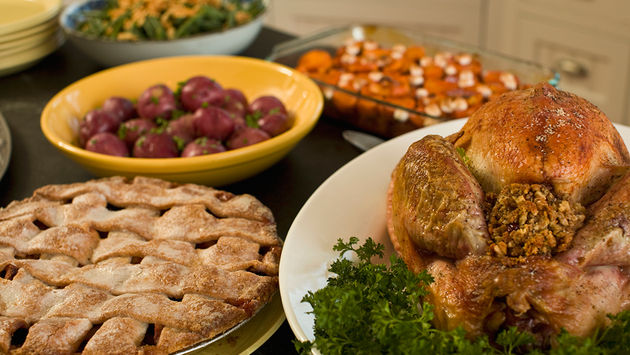 A Thanksgiving spread