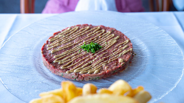 Steak Tartare from Quai des Artistes in Monte Carlo