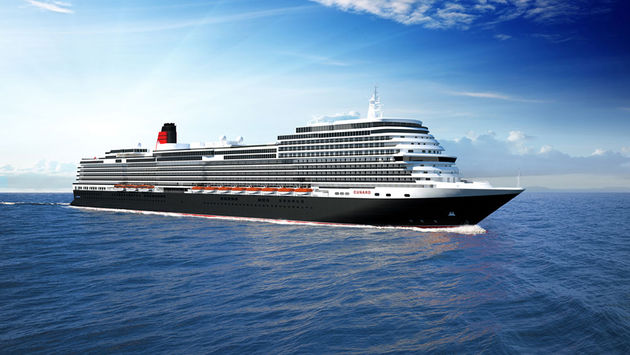 Cunard's new ship rendering