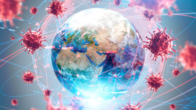COVID-19, coronavirus, pandemic, globe, world, map, virus, viral