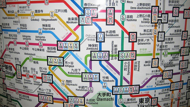 Japan Subway Map 