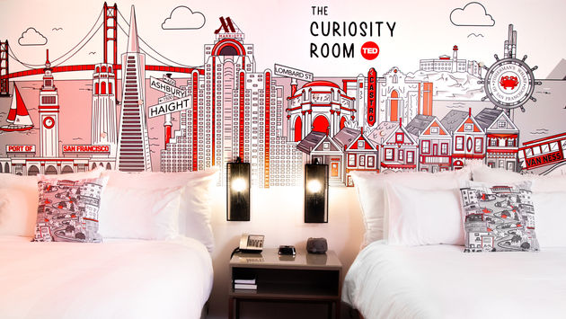 San Francisco Marriott Marquis, Marriott Hotels, The Curiosity Room by TED