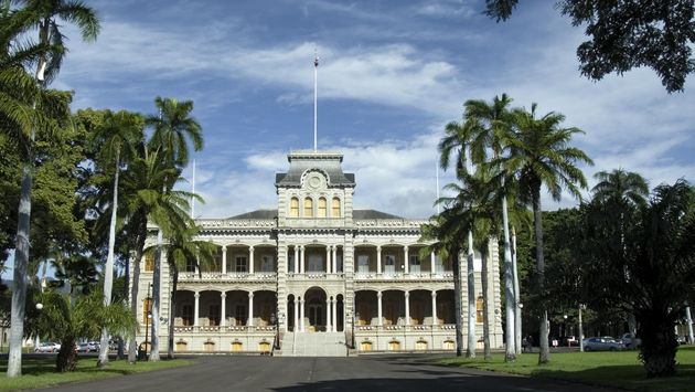 Iolani Palace in Honolulu, Hawaii