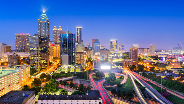 Atlanta, Georgia skyline.