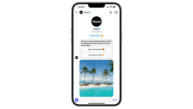 Tripscout launced an Instagram booking tool on @hotel.