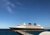 Disney Cruise Line ship docked in port